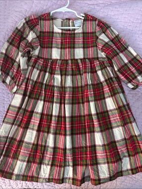 Plaid flannel dress